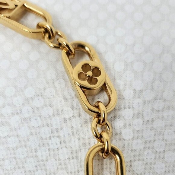 LOUIS VUITTON Necklace My LV Chain GM M01123 Necklace w/ Box & Dustbag - Picture 8 of 12